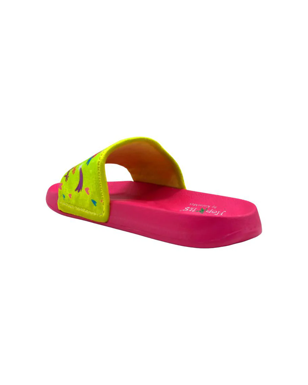 Kazarmax Pink Lemon Turq Ombre Unicorn Slippers For Infants - Image 6