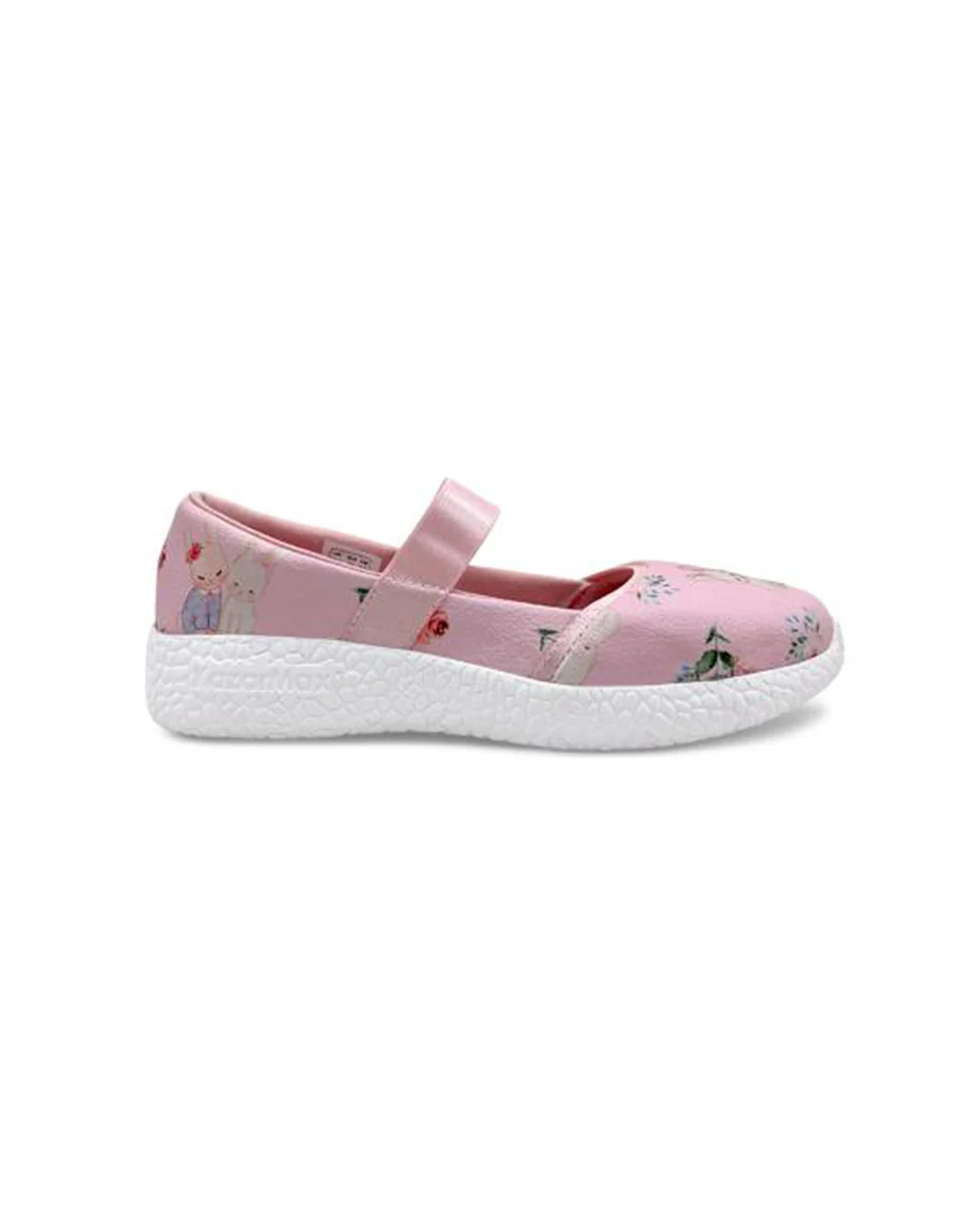 Kazarmax Pink Shimmer Rabbits Slip On Bellies For Infants - Image 2
