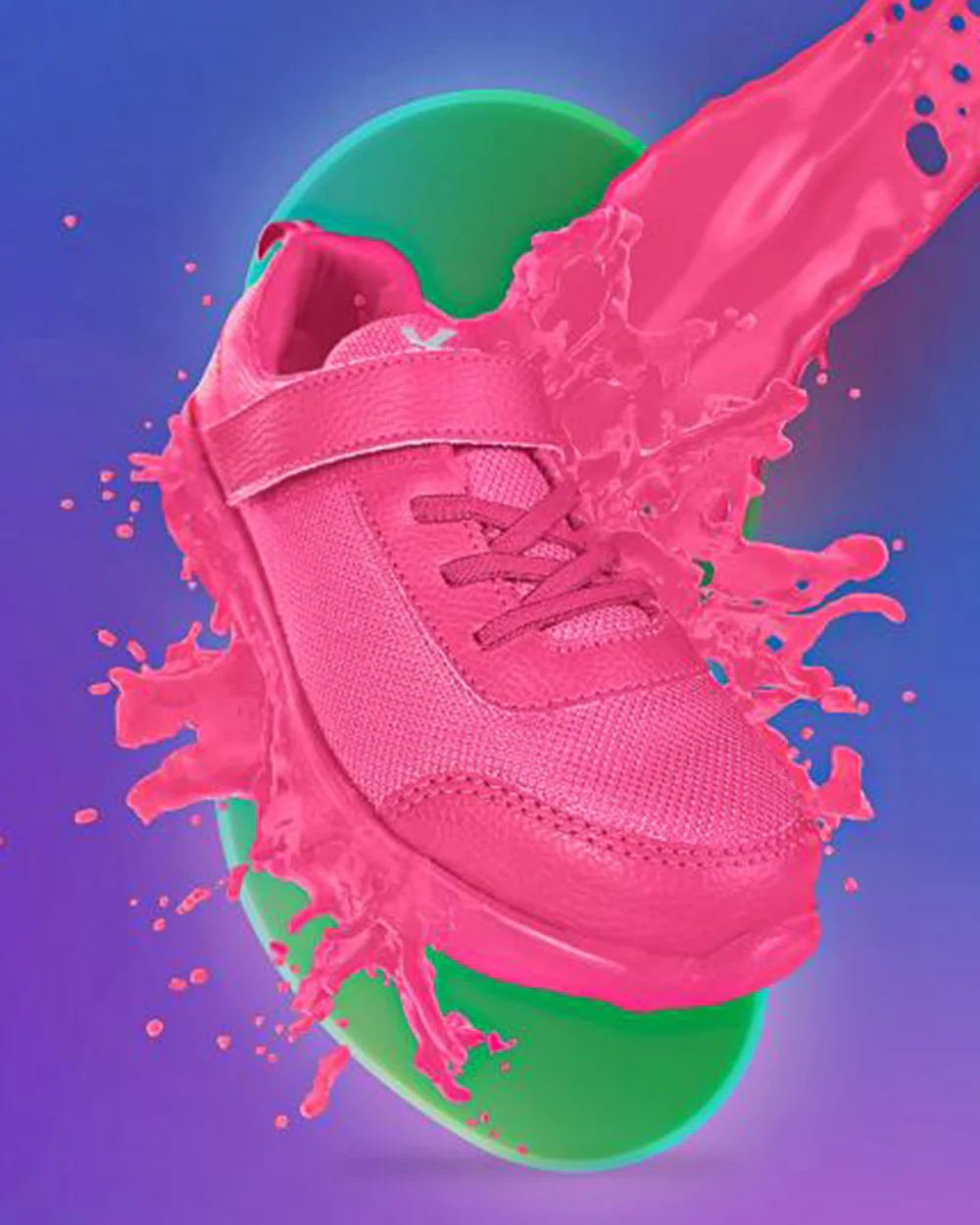 Kazarmax Pink Sports Velcro Shoes For Infants - Image 6