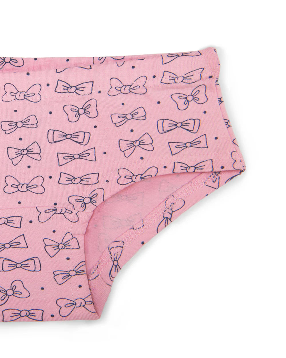 Keebee Blue & Pink Panties-Cactus & Bows-Organic Cotton-Pack of 2-For Infants - Image 4