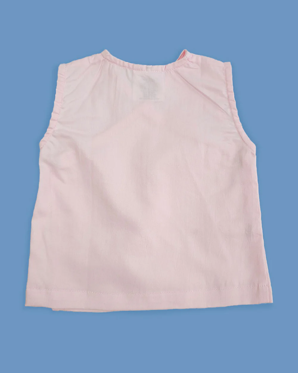 Keebee Pink Jhabla Set-Solid-Cotton-For Infants - Image 3