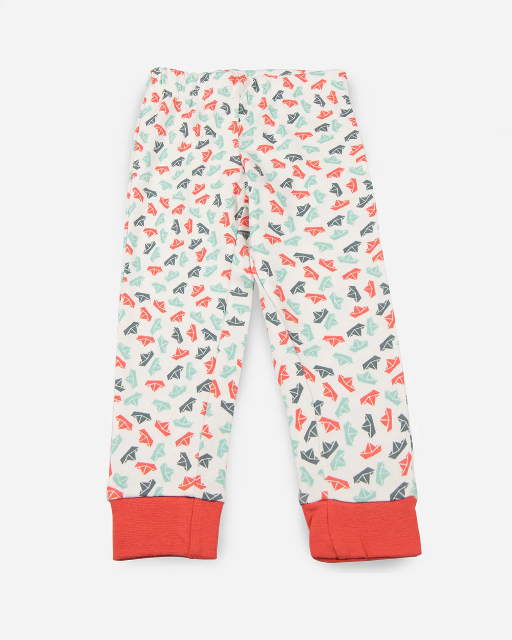 Keebee Red Nightsuit-Printed-Organic Cotton-For Infants - Image 3
