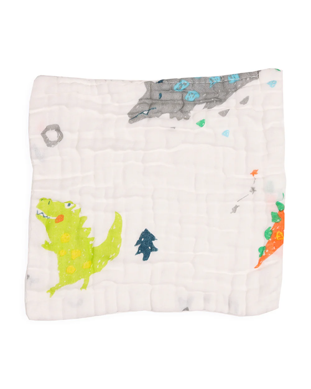 Kicks & Crawl 100% Cotton Wash Cloth-Super Absorbent-Adventure Land-Pack of 3-For Infants - Image 3