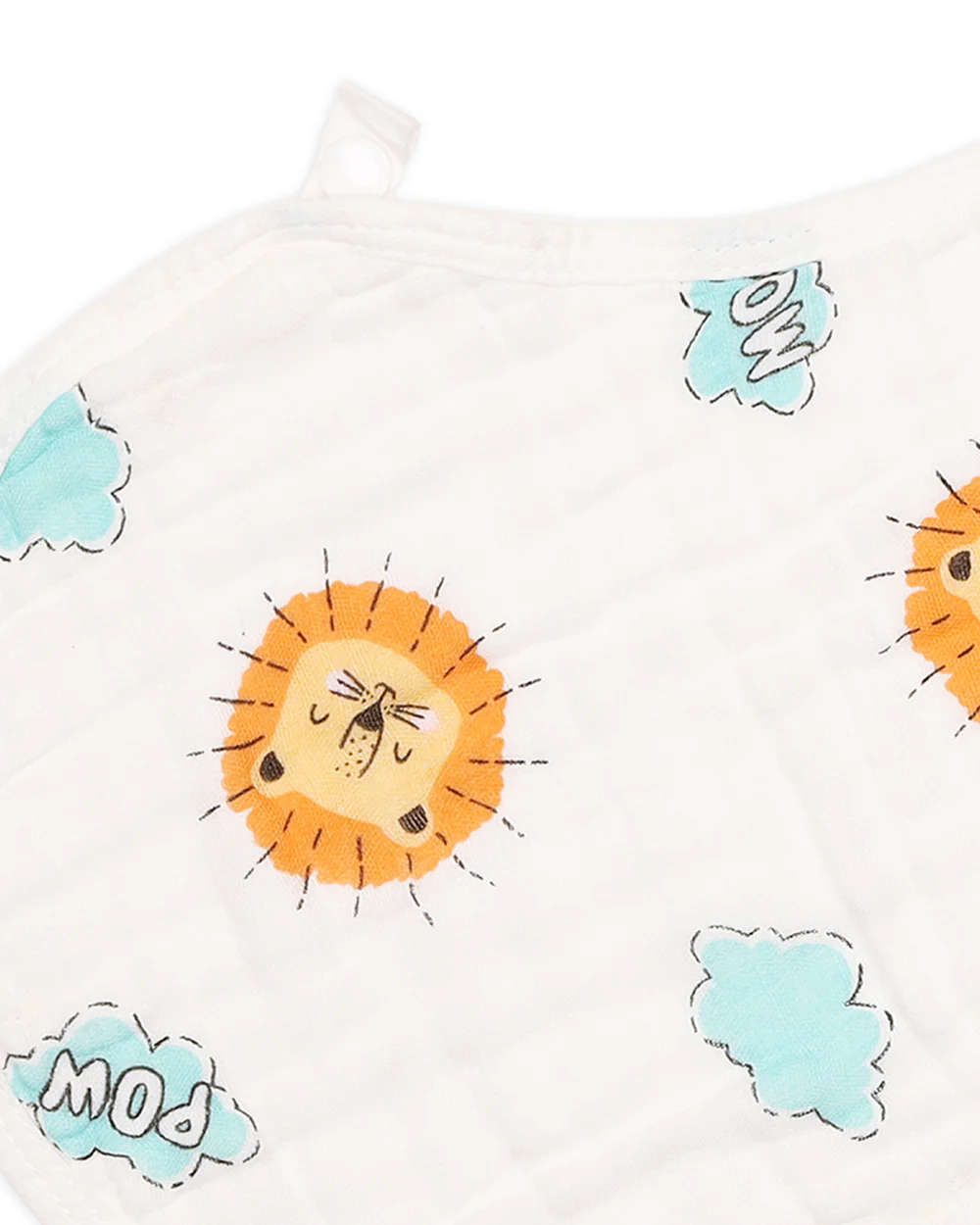 Kicks & Crawl 100% Muslin Burp Cloth-Super Absorbent-Roar & Soar-Pack of 2-For Infants - Image 2