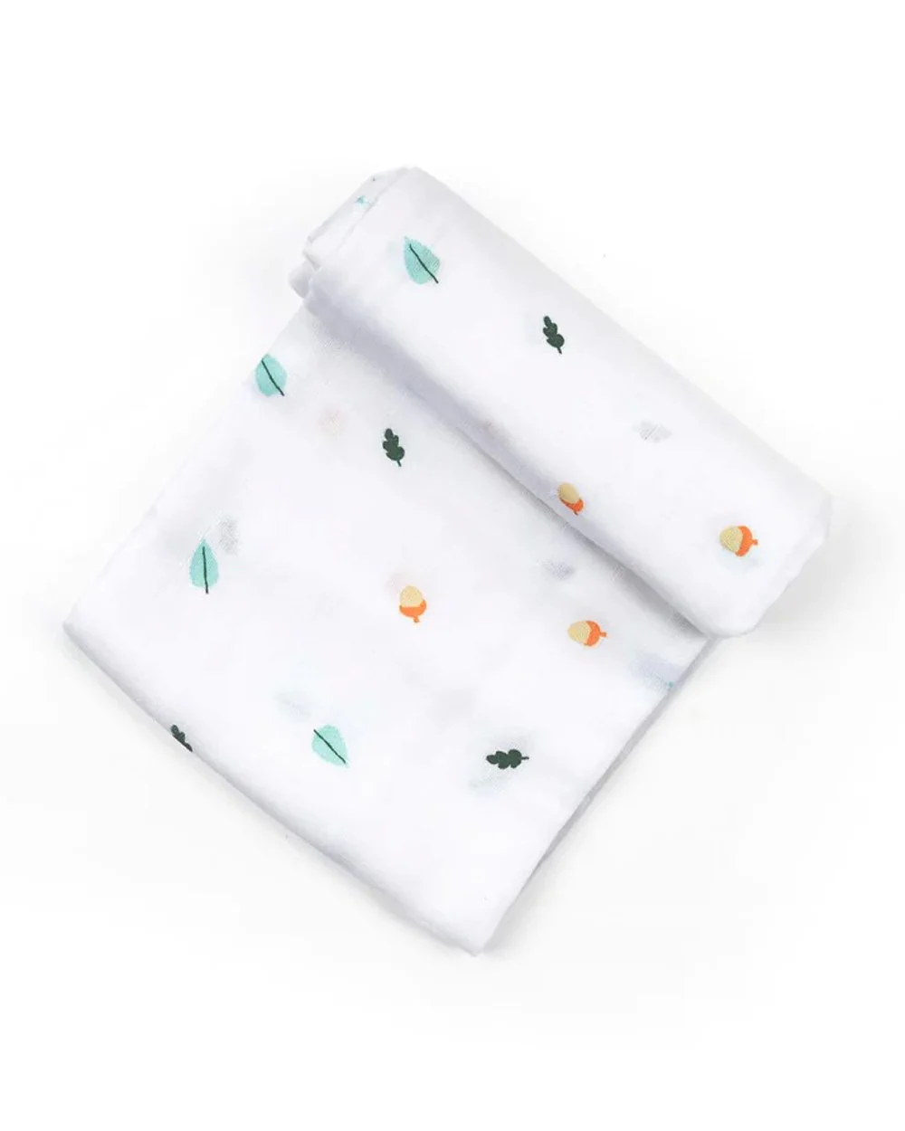 Kicks & Crawl Baby Squirrel Swaddle-GOTS Certified Organic Cotton Muslin-Pack of 2-Infant Wraps - Image 3
