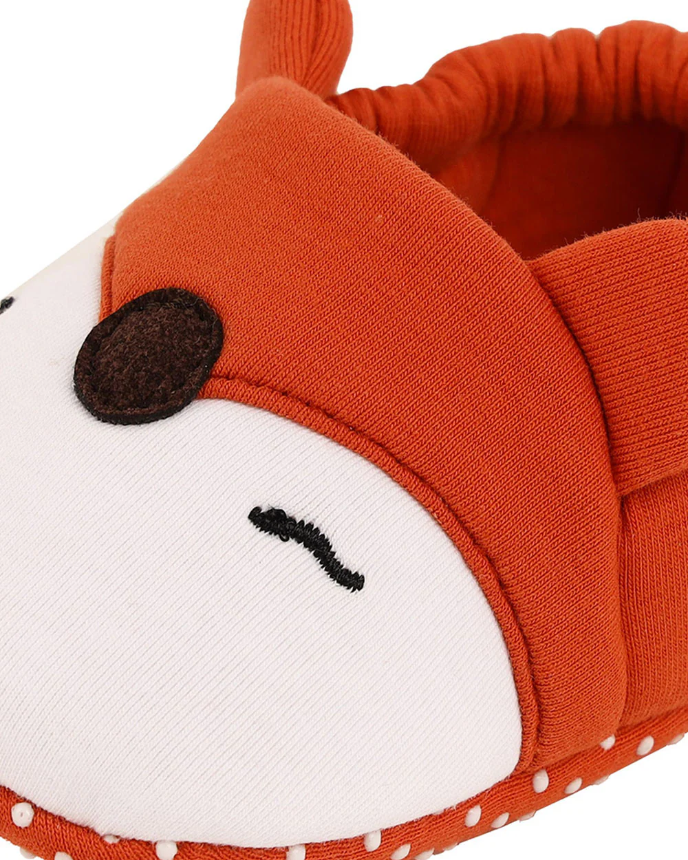 Kicks & Crawl Crimson Red Pre-Walker Booties-Foxy-Cotton & Polyester-For Infants - Image 4