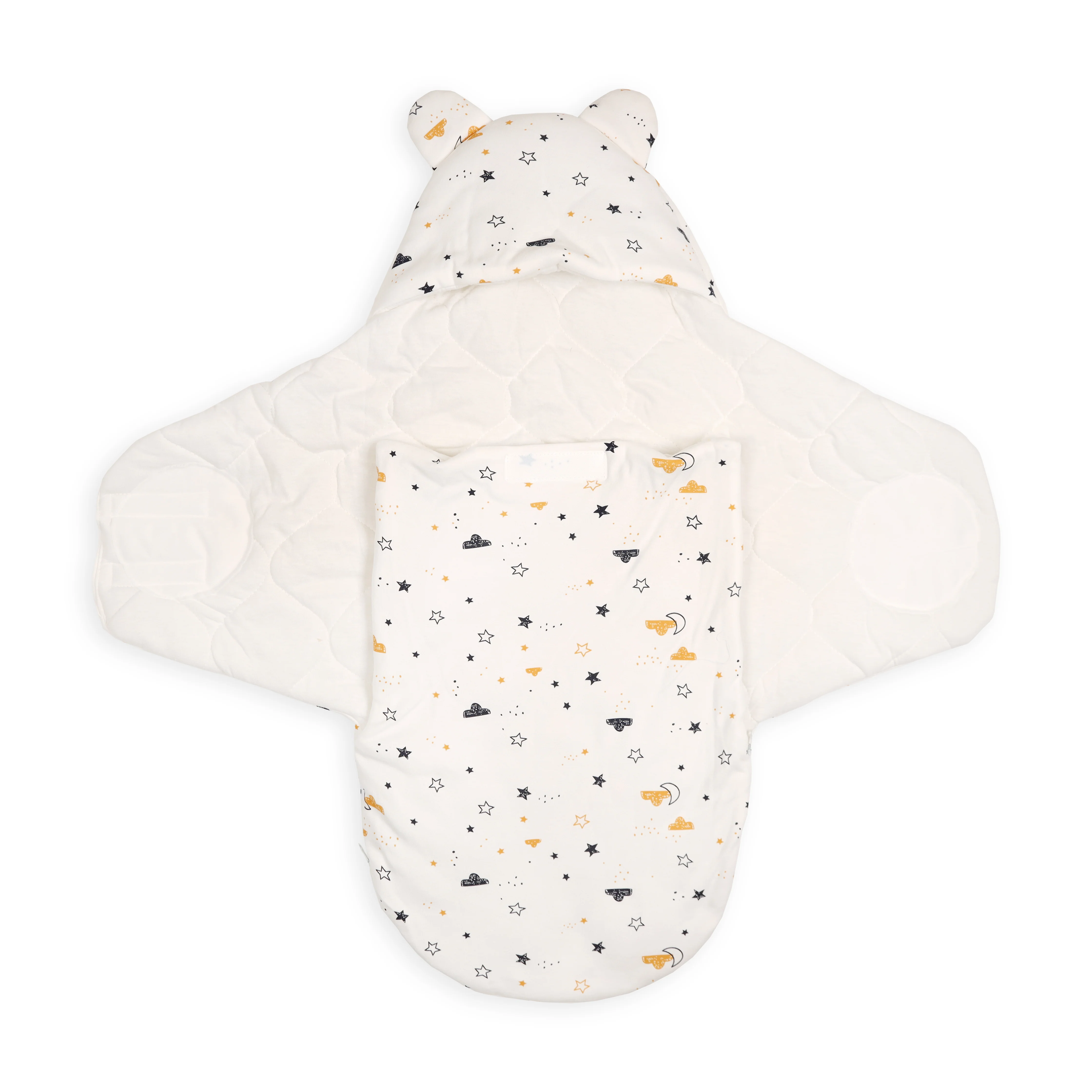 Kicks & Crawl Dreamy Nights Baby Sleeping Nest-Equipped With Velcro Harness-With 3-Way Zip For Easy Change-Newborn Bed - Image 3
