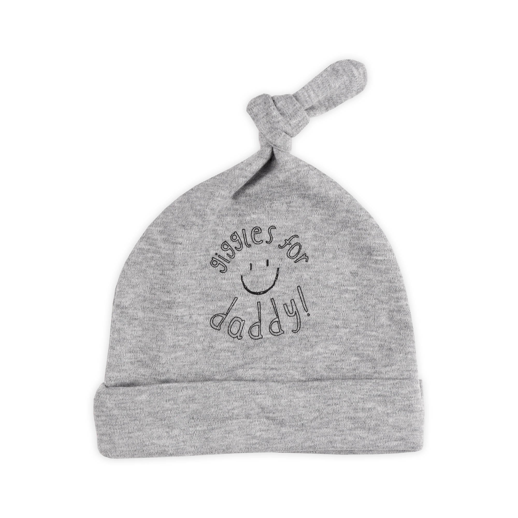 Kicks & Crawl Grey & White Caps-Printed-Cotton-Pack of 3-For Infants - Image 4