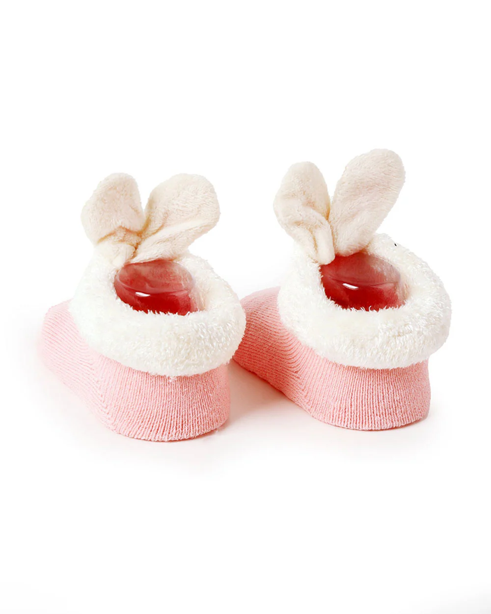 Kicks & Crawl Lavender & Peach Socks-Pink Bunny Friends-Cotton & Polyester-Pack of 2-For Infants - Image 5