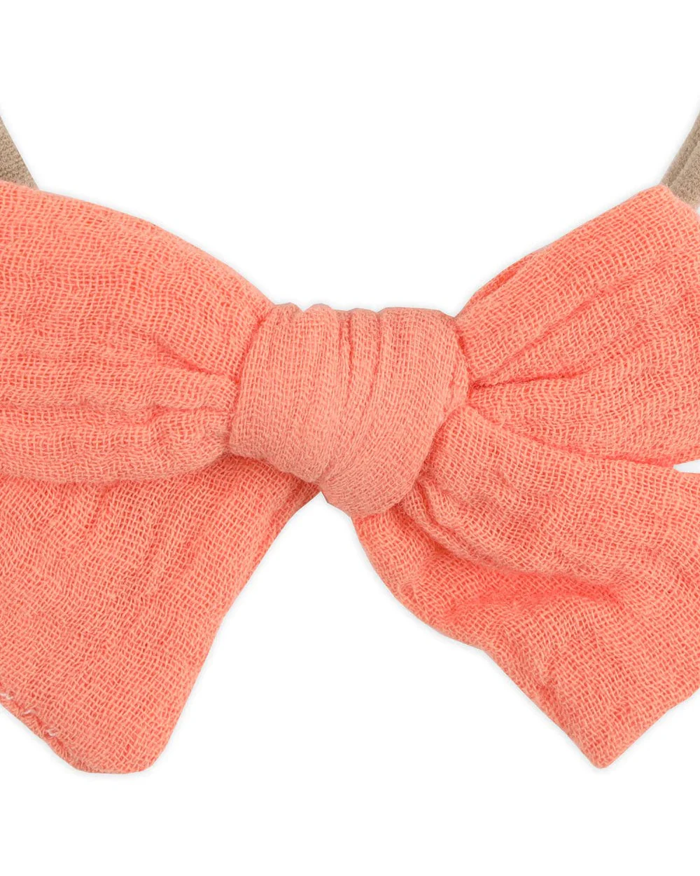 Kicks & Crawl Orange, Peach & Cream Little Bloomers Headband-Cotton & Lycra-Pack of 3-For Infants - Image 6