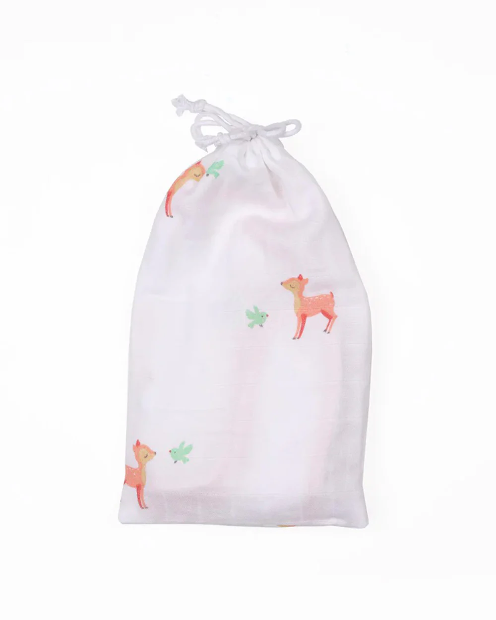 Kicks & Crawl 100% Organic Cotton Round Bib-With Snap Button-Baby Deers-Pack of 2-For Infants - Image 5
