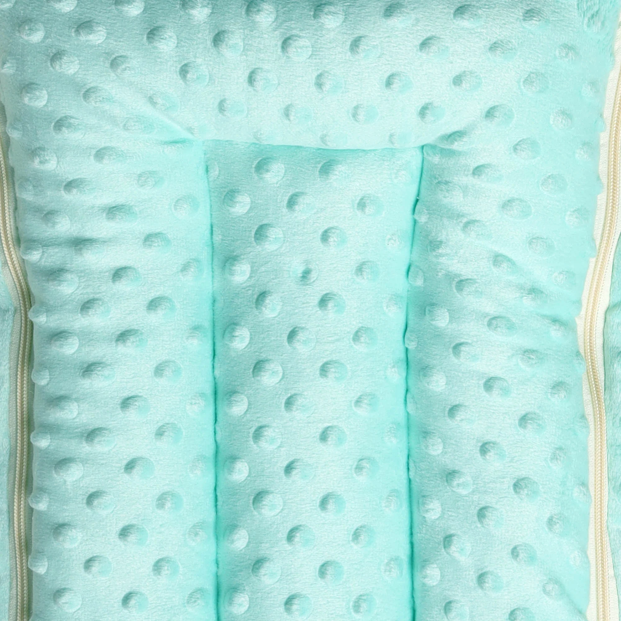 Kicks & Crawl Sea Green Everyday Baby Carrier Nest-Softest Microfibre-Blue-Newborn Bed - Image 3