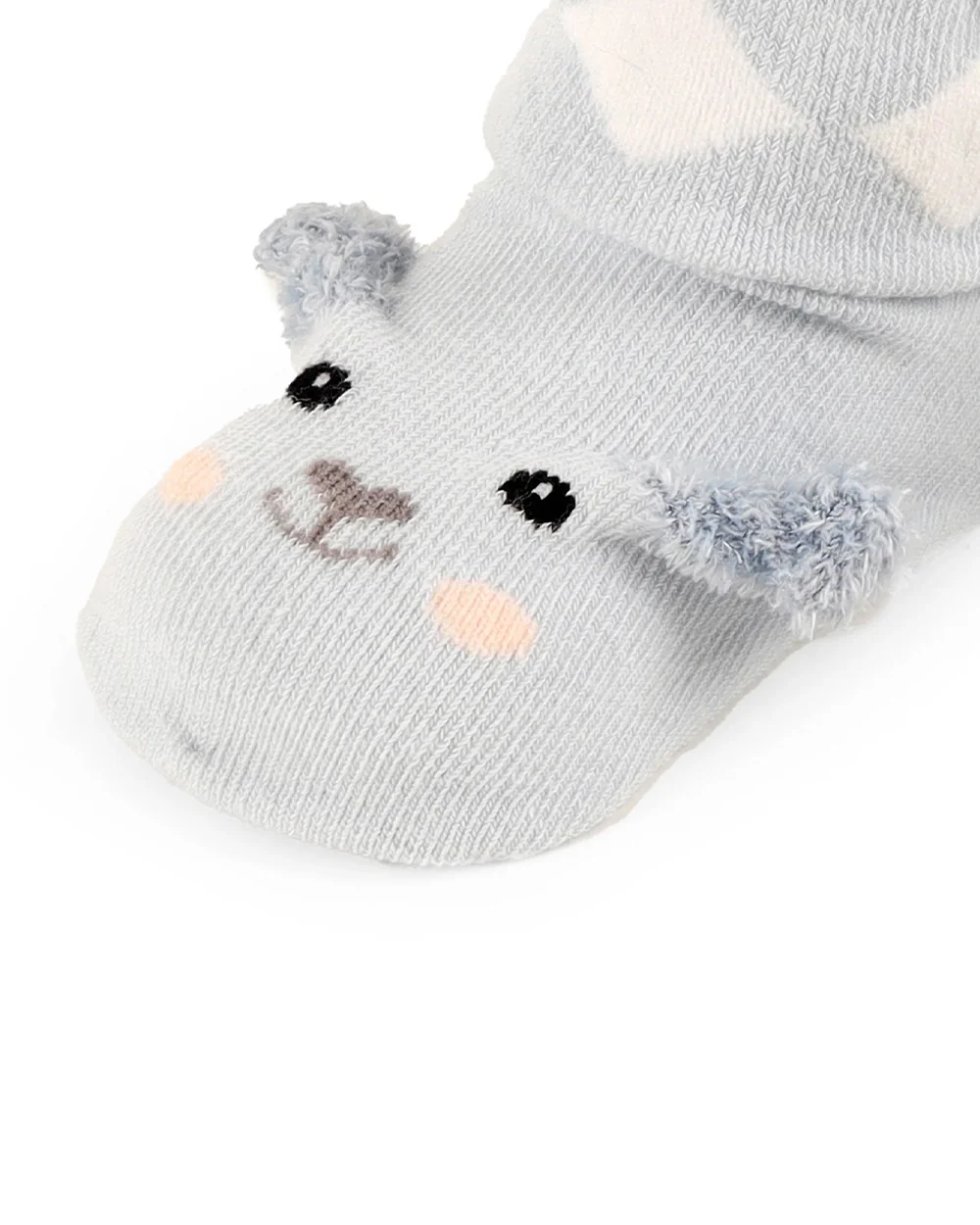 Kicks & Crawl Yellow & Sky Blue Little Piggies Socks-Cotton & Polyester-Pack of 2-For Infants - Image 6