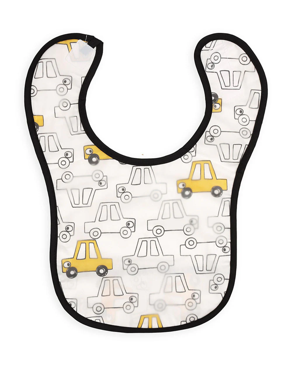 Kicks & Crawl Boys N Drool Reusable Plastic Bibs-Pack of 3 - Velcro Closure with Food Catching Pouch - For Infants - Image 4