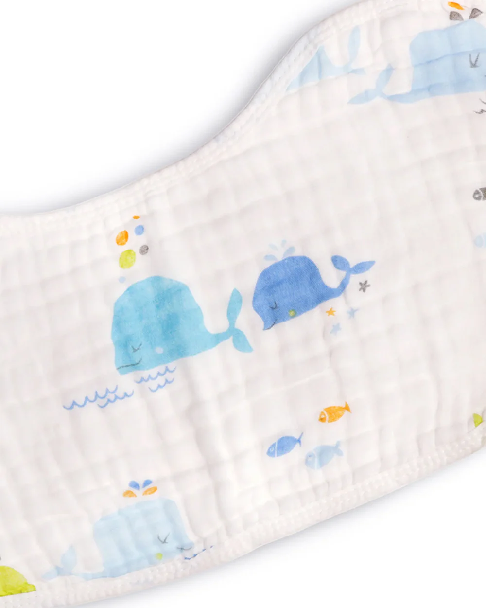 Kicks & Crawl Cub Cradle Burp Cloth-100% Cotton Muslin-Multi-Layered-Pack of 2 - Image 5