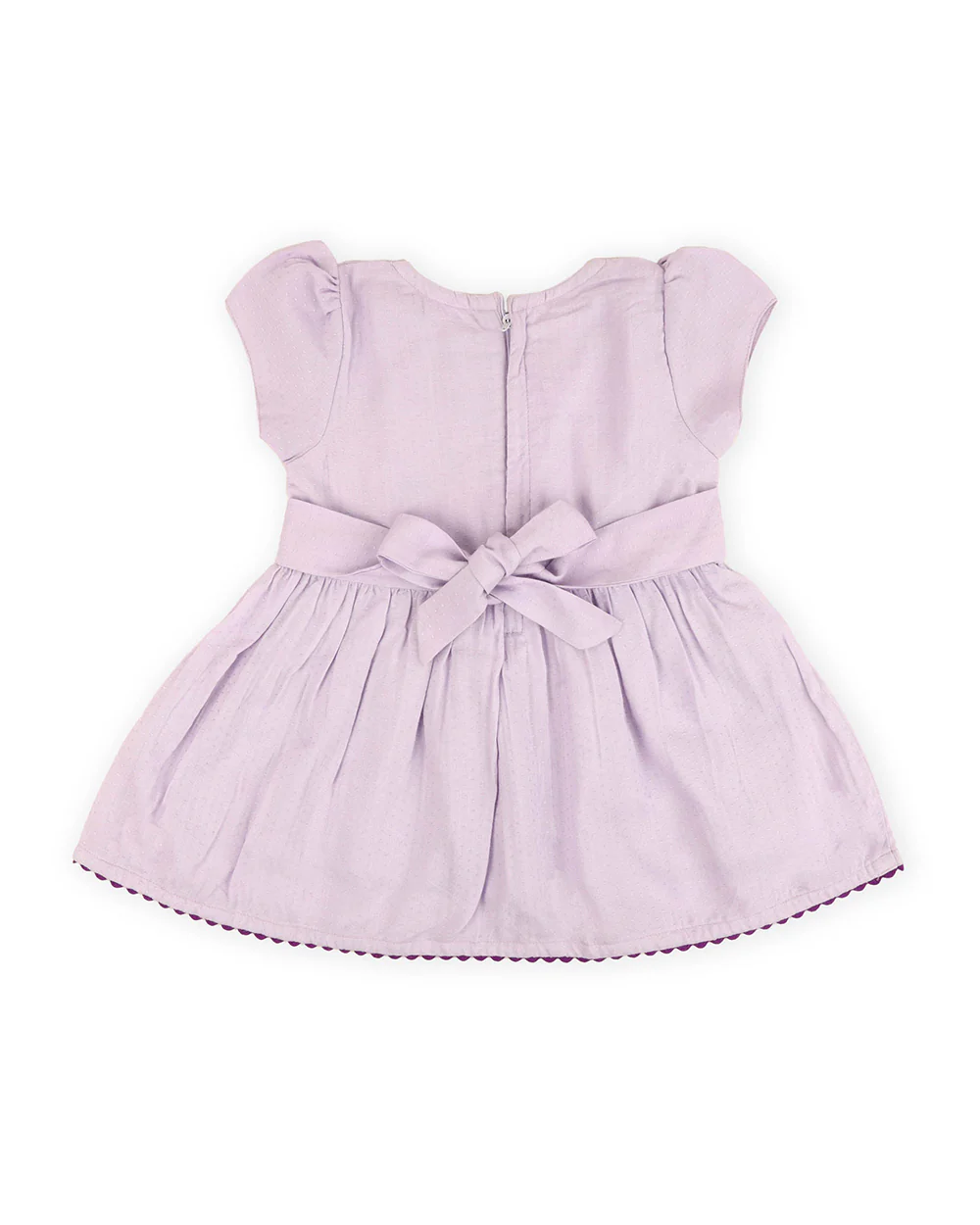 Kicks & Crawl Lilac Frock Dress-Fun In Floral-Rayon-For Infants - Image 3