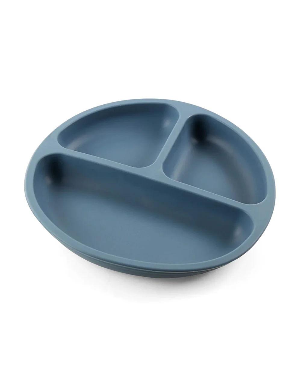 Kicks & Crawl Blue MunchMate Silicone Meal Set-8 Pieces-Suction Base & Divided Sections-Cobalt Blue - Image 4