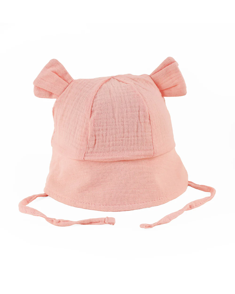Kicks & Crawl Pink Bucket Hat-Bunny-Cotton-For Infants