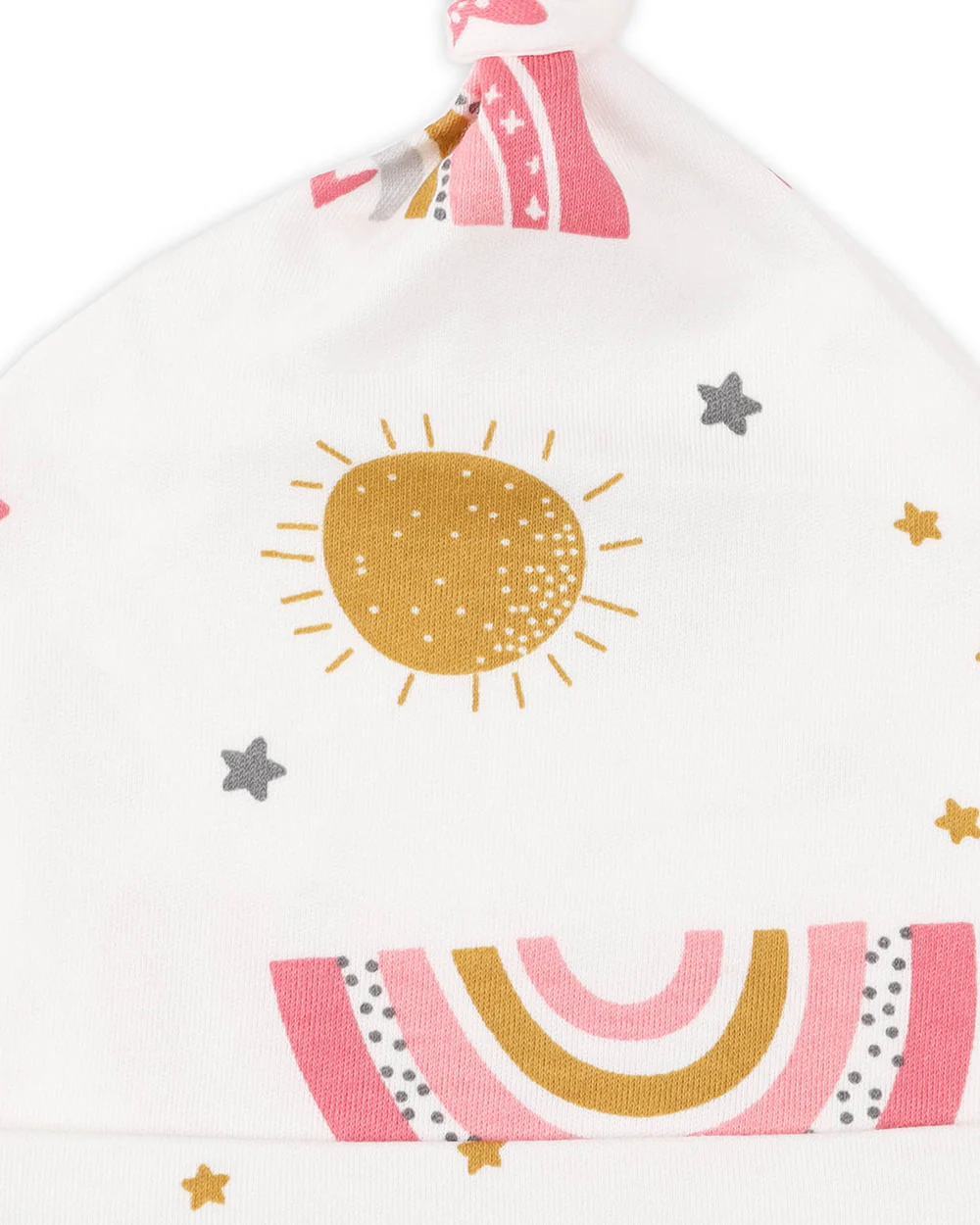 Kicks & Crawl White & Pink Caps-Little Bird-Cotton-Pack of 3-For Infants - Image 3