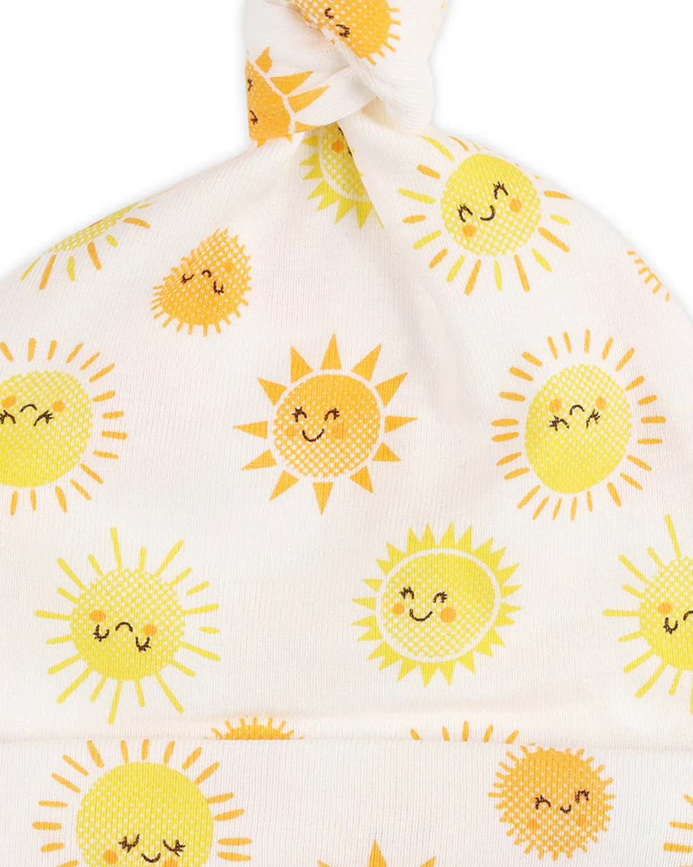 Kicks & Crawl Yellow & White Caps-Hello Sunshine-Cotton-Pack of 3-For Infants - Image 6