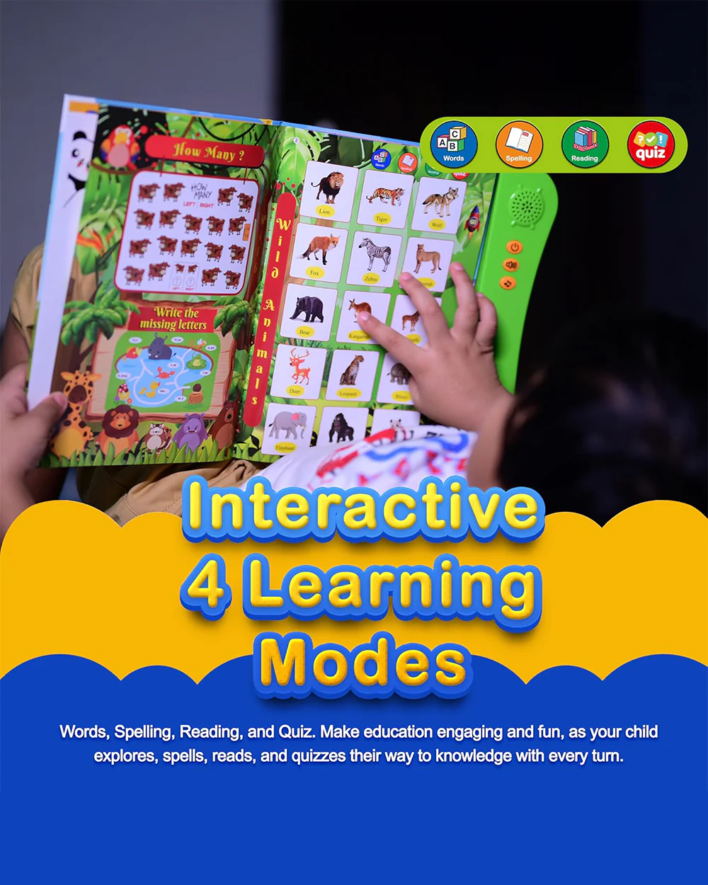 Kiddale A Trip To Zoo Sound Book With Activity Rhymes & Stories-Learning & Educational Toys-24M+ - Image 5