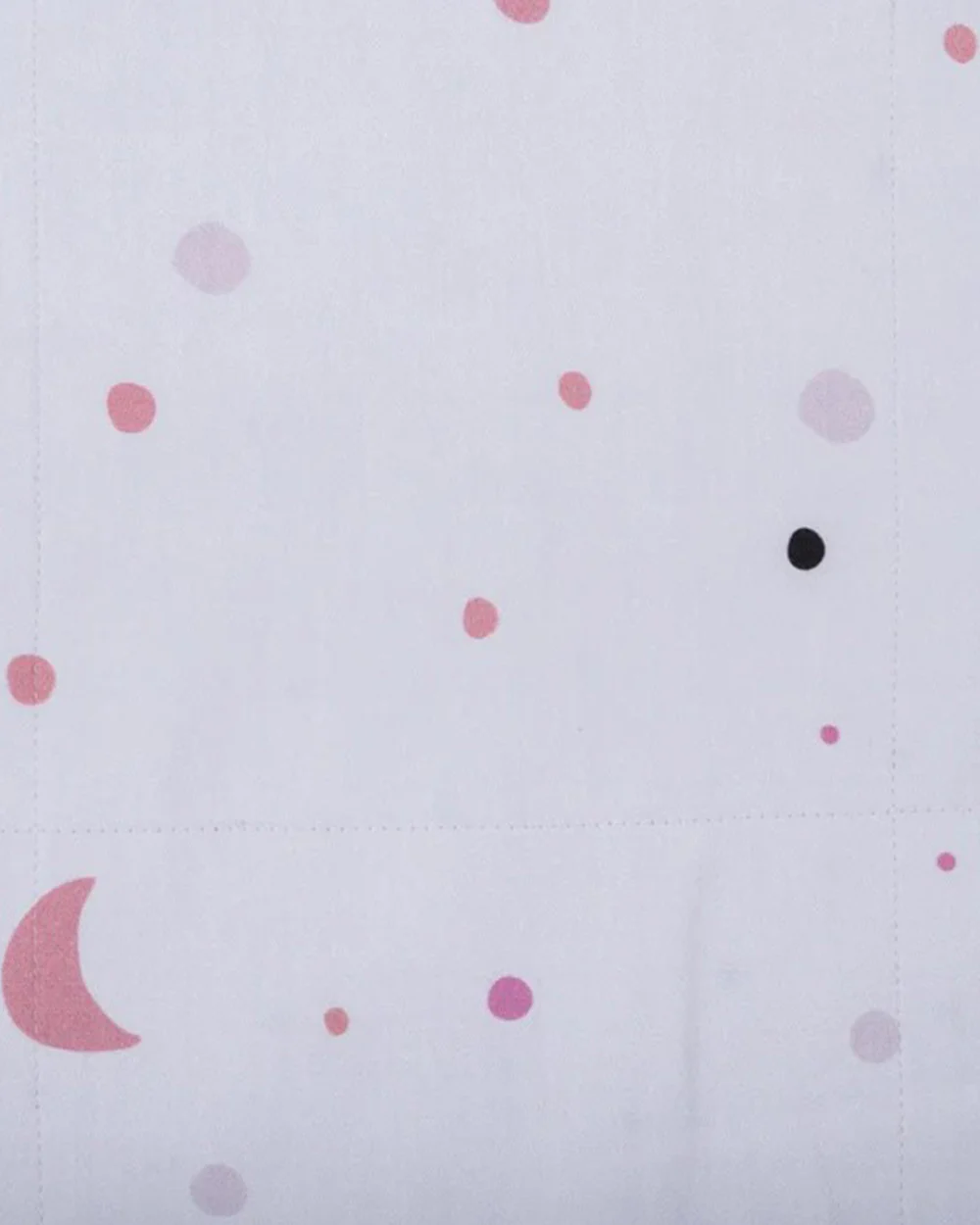 Kiddie Bunch Pastel Planet Color Dots Baby Travel Blanket-100% Organic Cotton-For Infants - Image 5