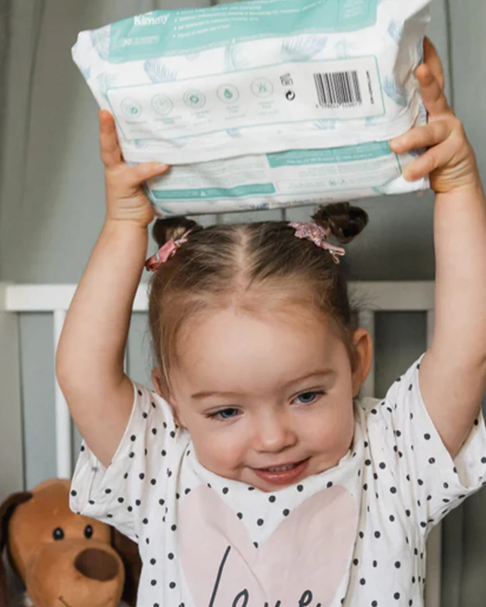 Kim & Kimmy 99% Water Baby Wet Wipes-Organic Coconut - Image 8