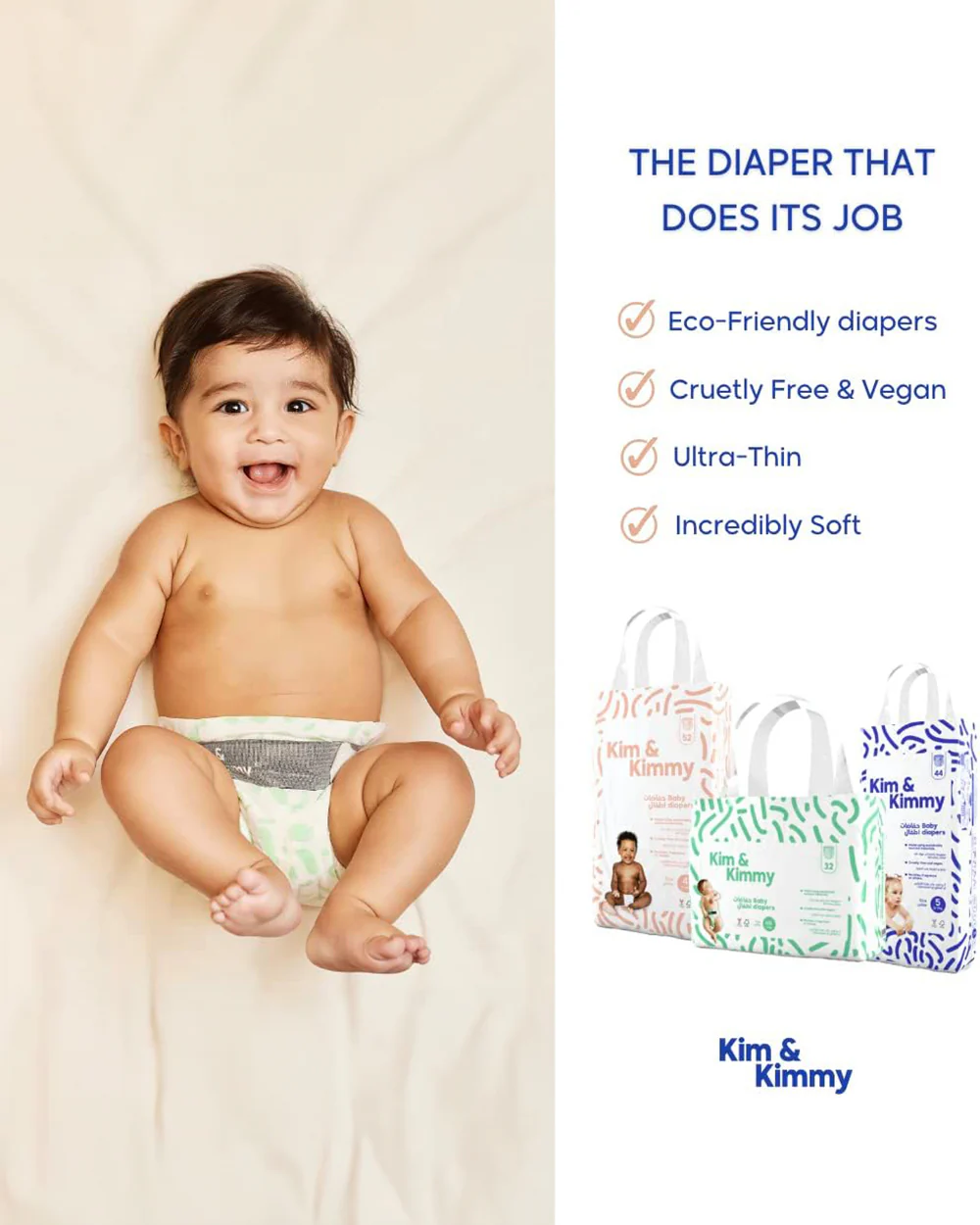 Kim & Kimmy Buoy Bottoms Diaper Pants-Size 6 (15-20Kg)-With Wetness Indicator - Image 4