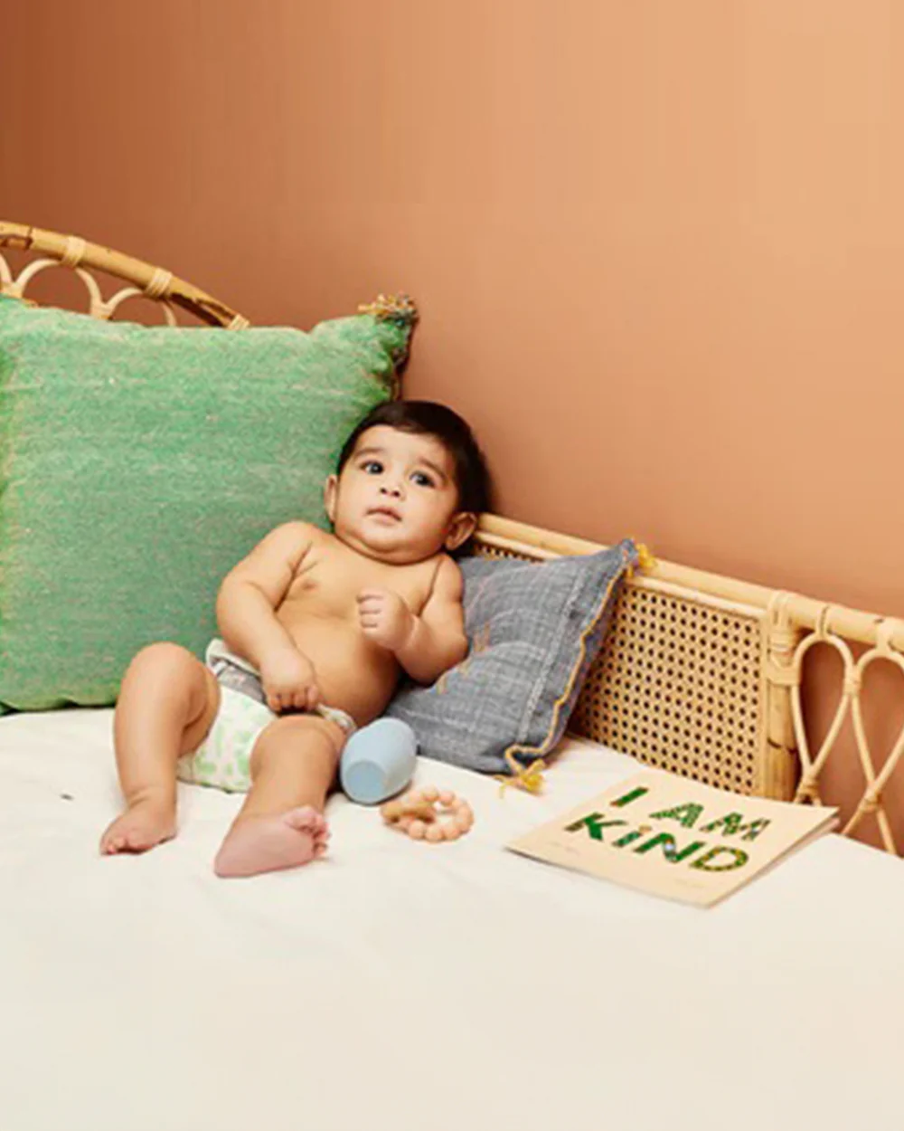 Kim & Kimmy Little Clouds Taped Diapers-Size 6 (15-20Kg)-With Wetness Indicator - Image 9