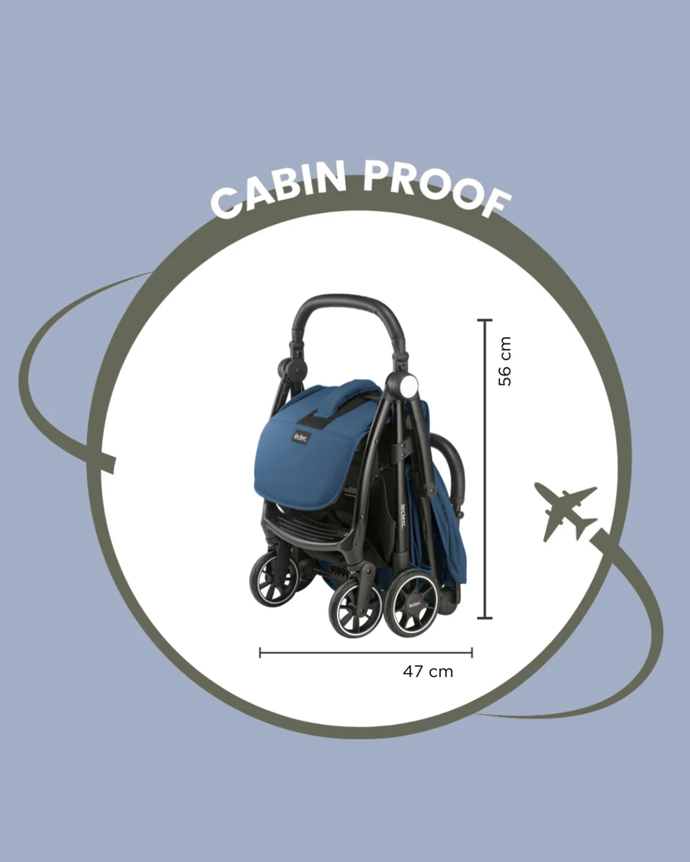 Leclerc Hexagon Cabin Friendly Stroller-One Touch Fold-2 Years Warranty-For 6M to 5Y (Upto 22Kg)-Monte Carlo - Image 8