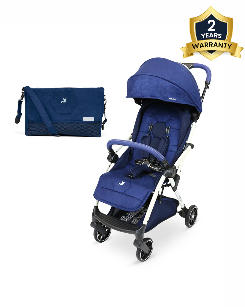 Leclerc Hexagon Cabin Friendly Stroller-Flat Reclining Seat-One Touch Fold-2 Years Warranty-for 6M to 5Y (Upto 22Kg)-Monte Carlo - Image 2