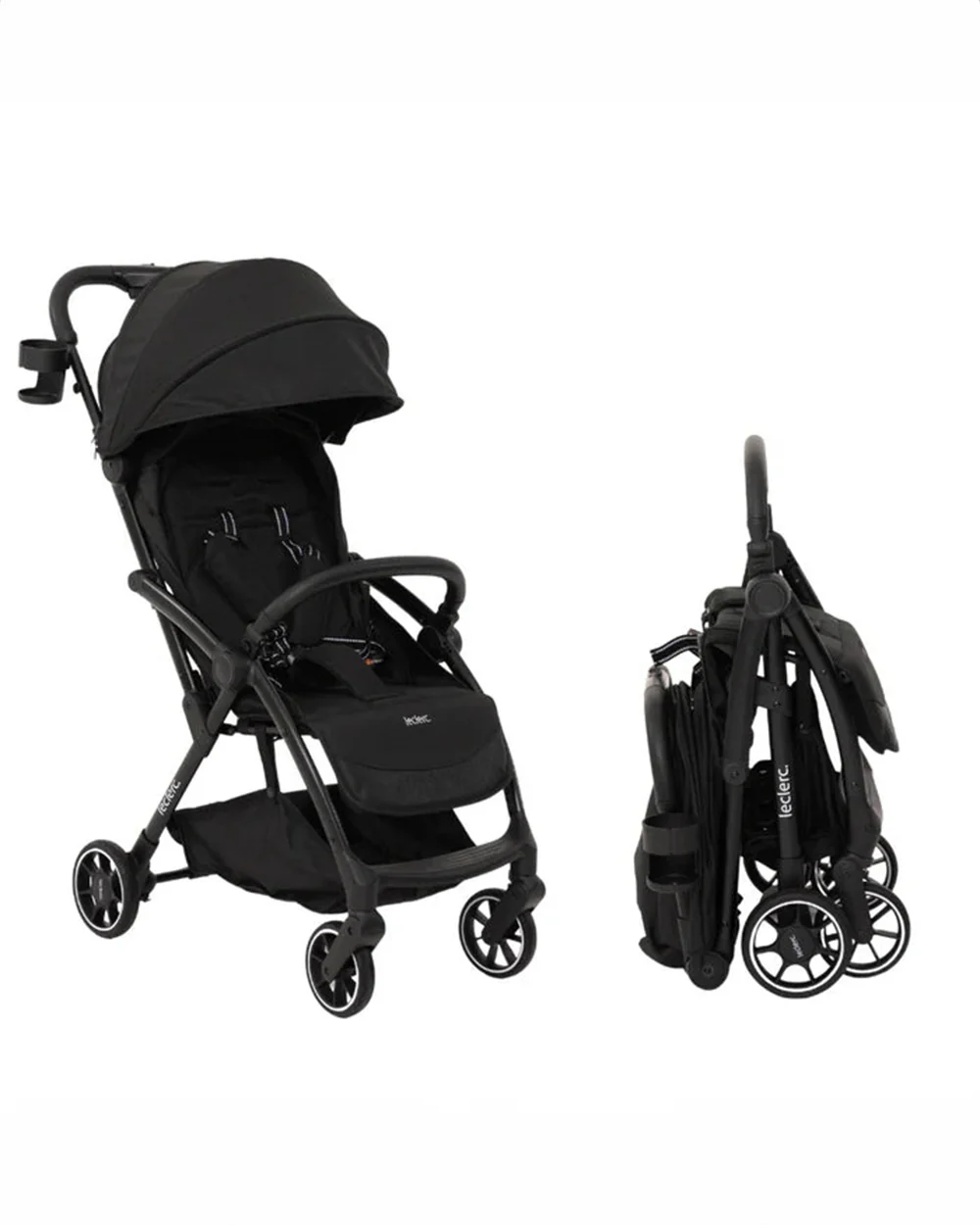 Leclerc Influencer Air-Cabin Friendly Stroller-One Touch Fold-2 Years Warranty-For 6M to 5Y (Upto 22 Kg)-Piano Black - Image 21