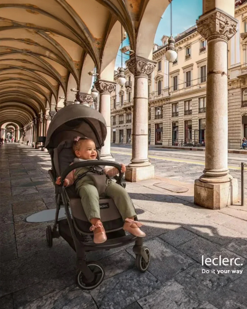Leclerc Influencer Air-Cabin Friendly Stroller-One Touch Fold-2 Years Warranty-For 6M to 5Y (Upto 22 Kg)-Piano Black - Image 27