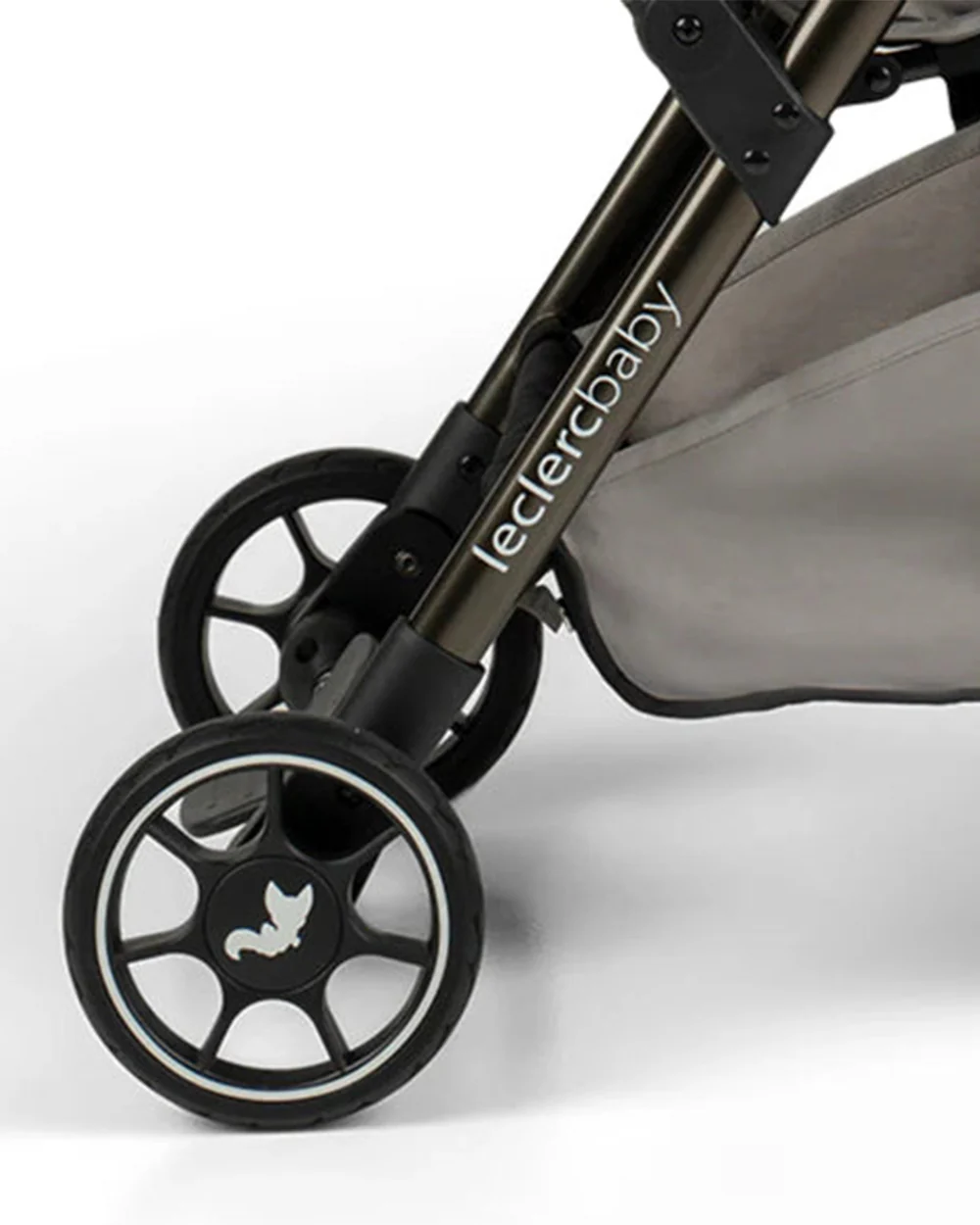 Leclerc Influencer Air Twin Stroller-Cabin Friendly-Flat Reclining Seat-One Touch Fold-Includes Twin Stroller Connectors-2 Years Warranty-For 6M to 5Y (Upto 22 Kg Each Stroller)-Violet Grey - Image 23