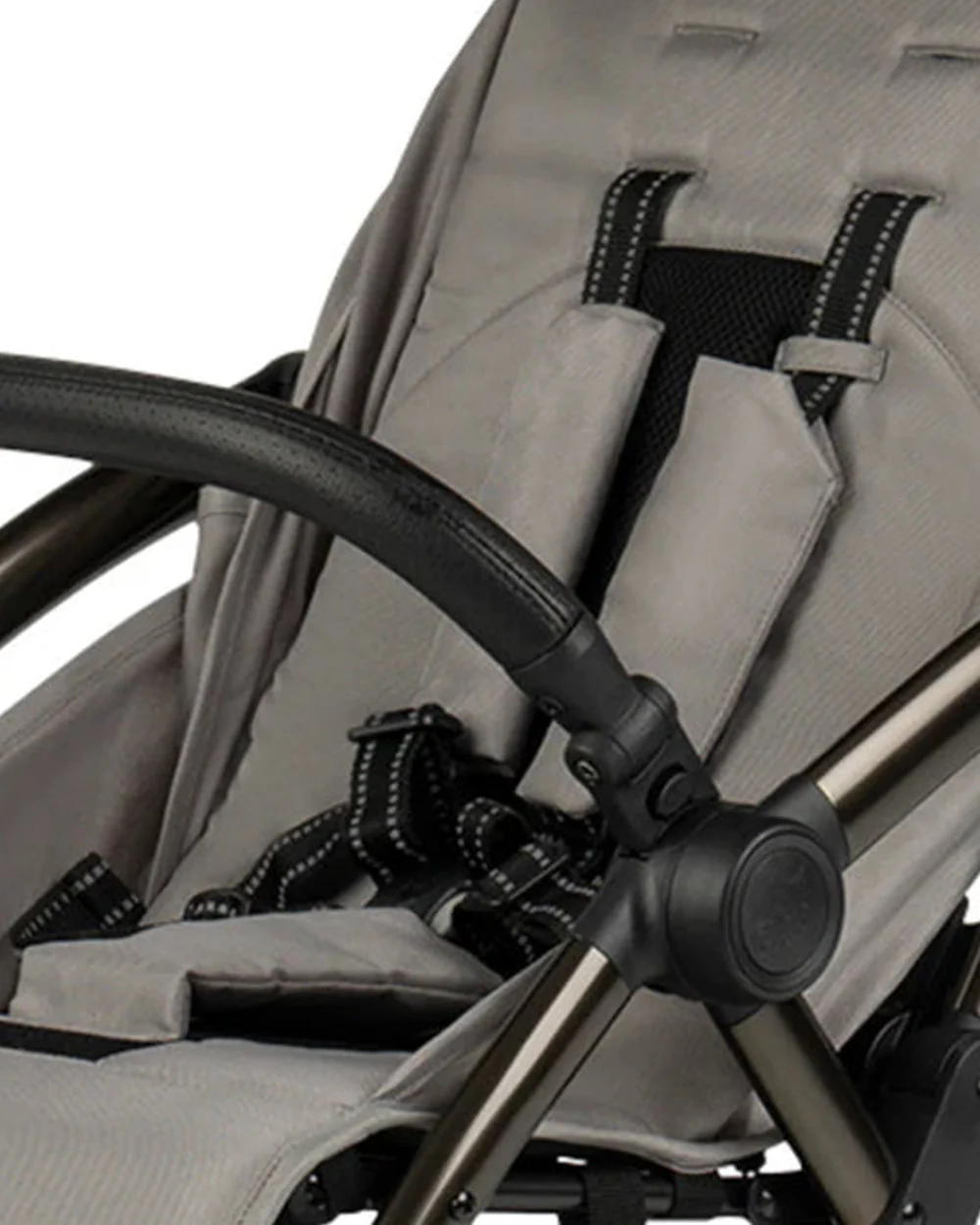 Leclerc Influencer Air Twin Stroller-Cabin Friendly-Flat Reclining Seat-One Touch Fold-Includes Twin Stroller Connectors-2 Years Warranty-For 6M to 5Y (Upto 22 Kg Each Stroller)-Violet Grey - Image 24