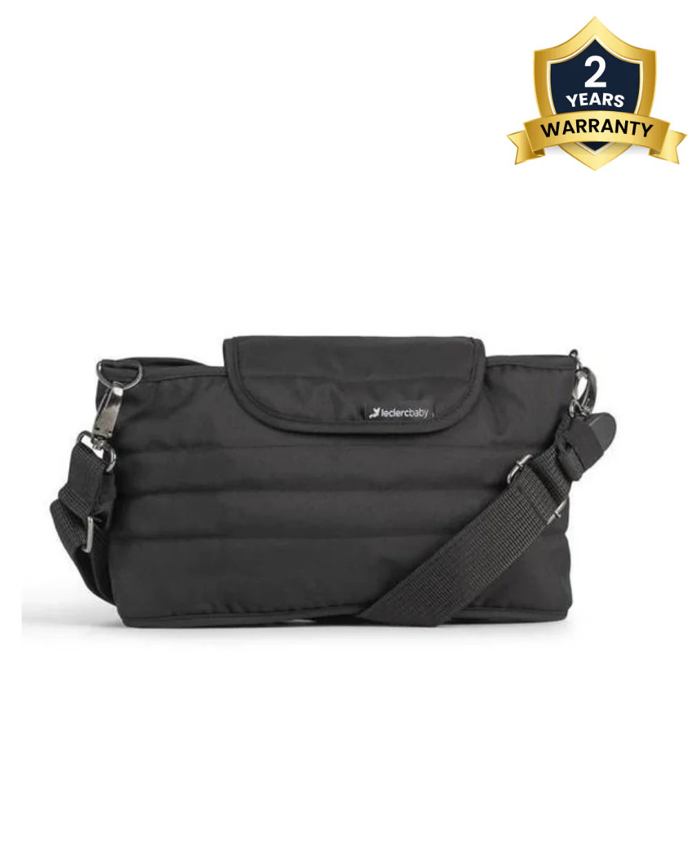 Leclerc Luxury Organiser-With Two Large Bottle Compartments & Magnetic Flap-Black - Image 2