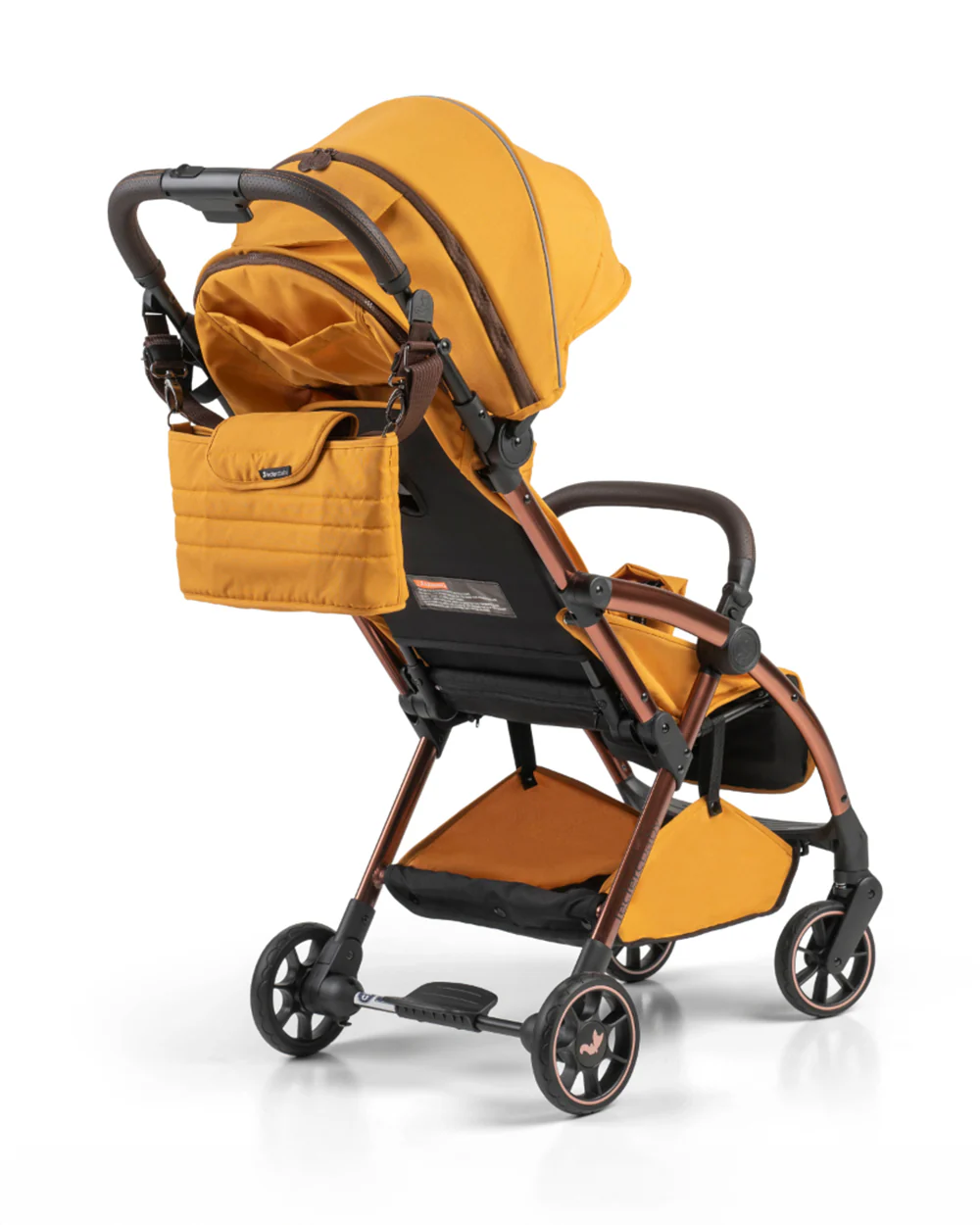 Leclerc Luxury Organiser-With Two Large Bottle Compartments & Magnetic Flap-Golden Mustard - Image 3