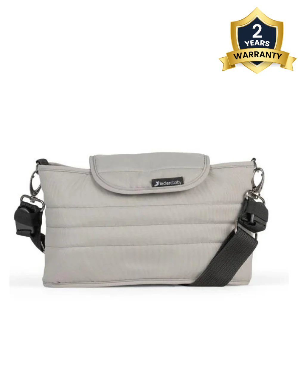 Leclerc Luxury Organiser-With Two Large Bottle Compartments & Magnetic Flap-Violet Grey - Image 2