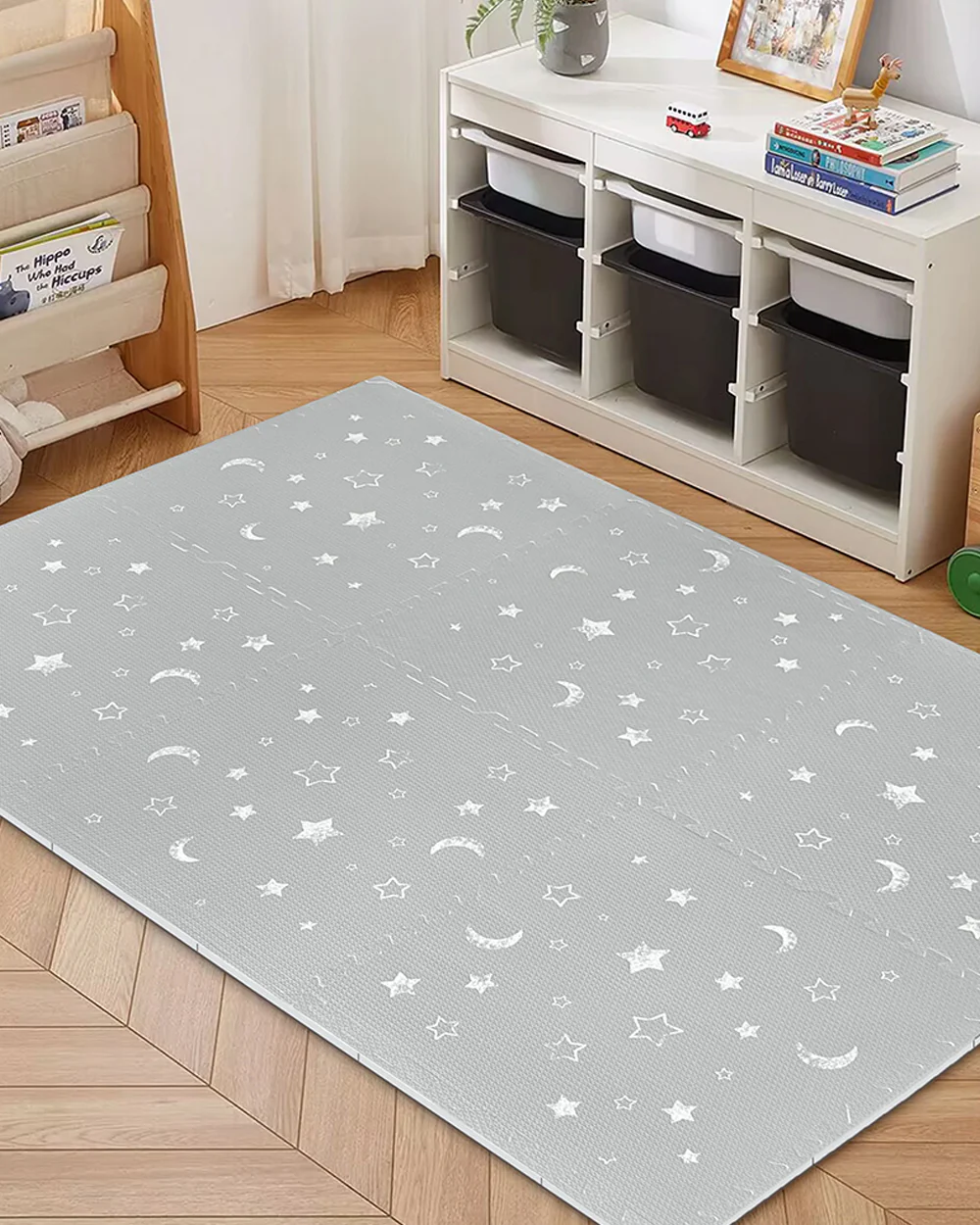 Lille Barn Dreamy Stars Playmat-Includes 6 Waterproof EVA Foam Tiles-0M+ - Image 2