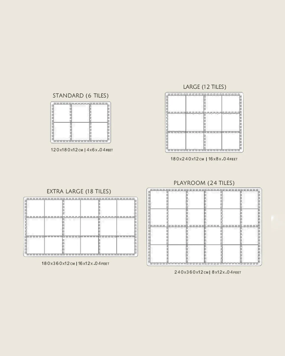 Lille Barn Modern Terrazzo Playmat-Includes 6 Waterproof EVA Foam Tiles-0M+ - Image 8