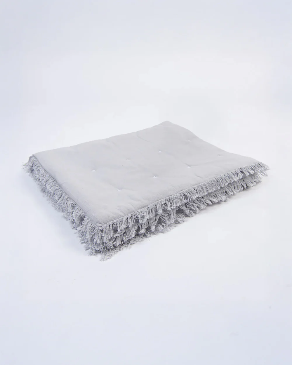 LittleBird Baby Bedding Set with Cot Bumper-Hush Grey-Hand Embroidered-100% Cotton-For Infants - Image 14