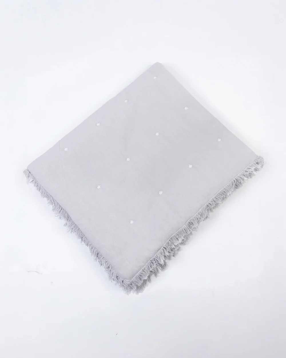 LittleBird Baby Bedding Set with Cot Bumper-Hush Grey-Hand Embroidered-100% Cotton-For Infants - Image 20
