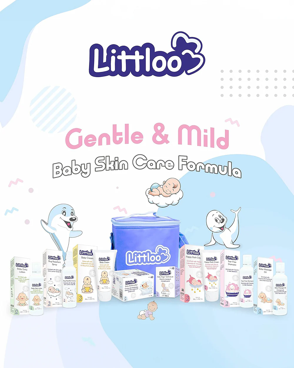 Littloo Baby Diaper Rash Cream-With Calendula & Vitamin E Extracts - Image 5