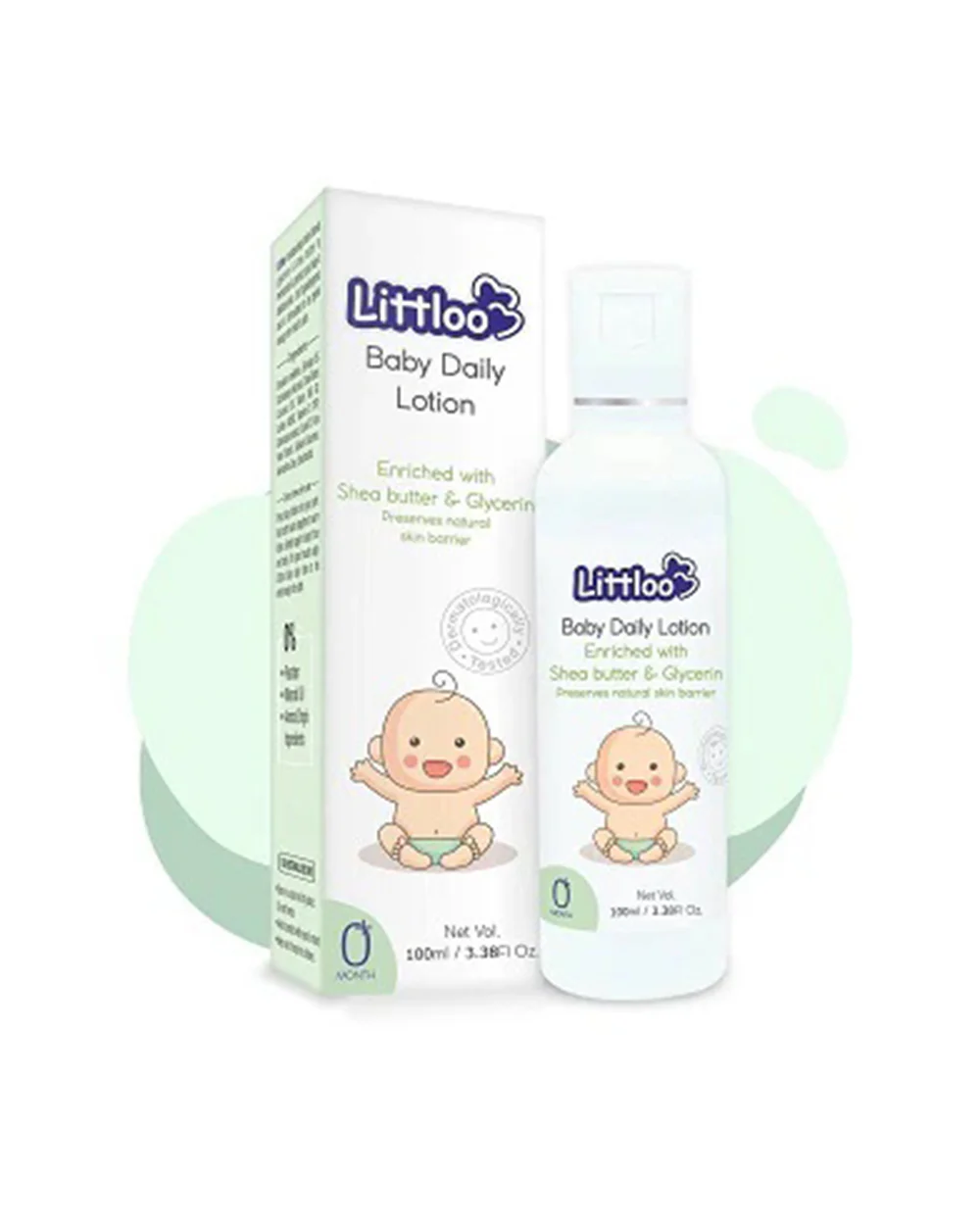 Littloo Daily Moisturizing Baby Lotion-With Shea Butter & Glycerin - Image 6