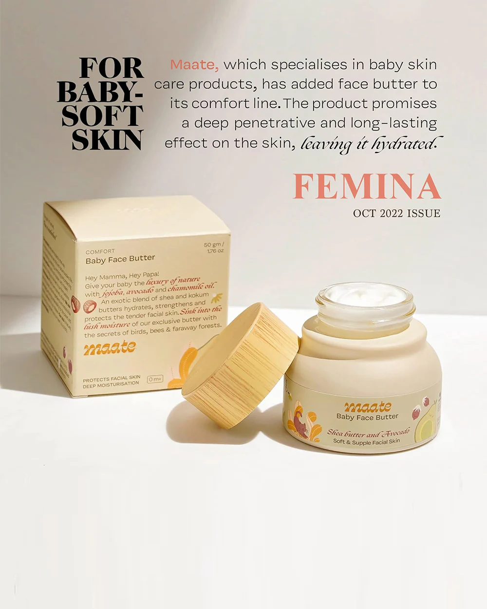 Maate Baby Face Butter Cream-With Shea Butter & Avocado - Image 7