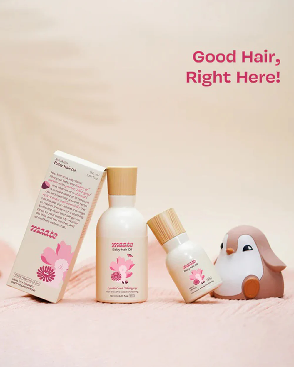 Maate Baby Hair Oil-With Almond Oil & Bhringraj - Image 6