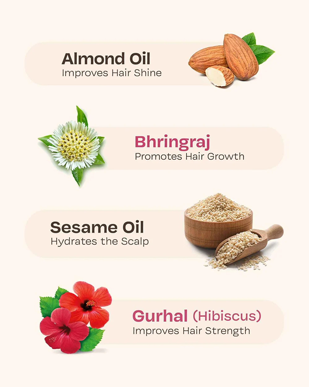 Maate Baby Hair Oil-With Hibiscus, Bhringraj & Vitamin Rich Almond Oil - Image 3