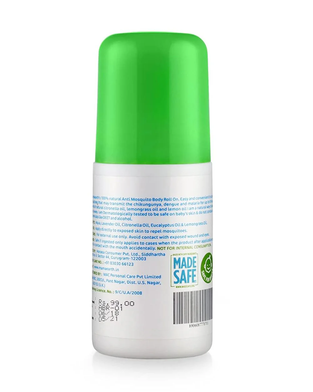 Mamaearth Anti Mosquito Body Roll On-100% Natural & DEET Free-Upto 8 Hours of Protection-For Infants - Image 3