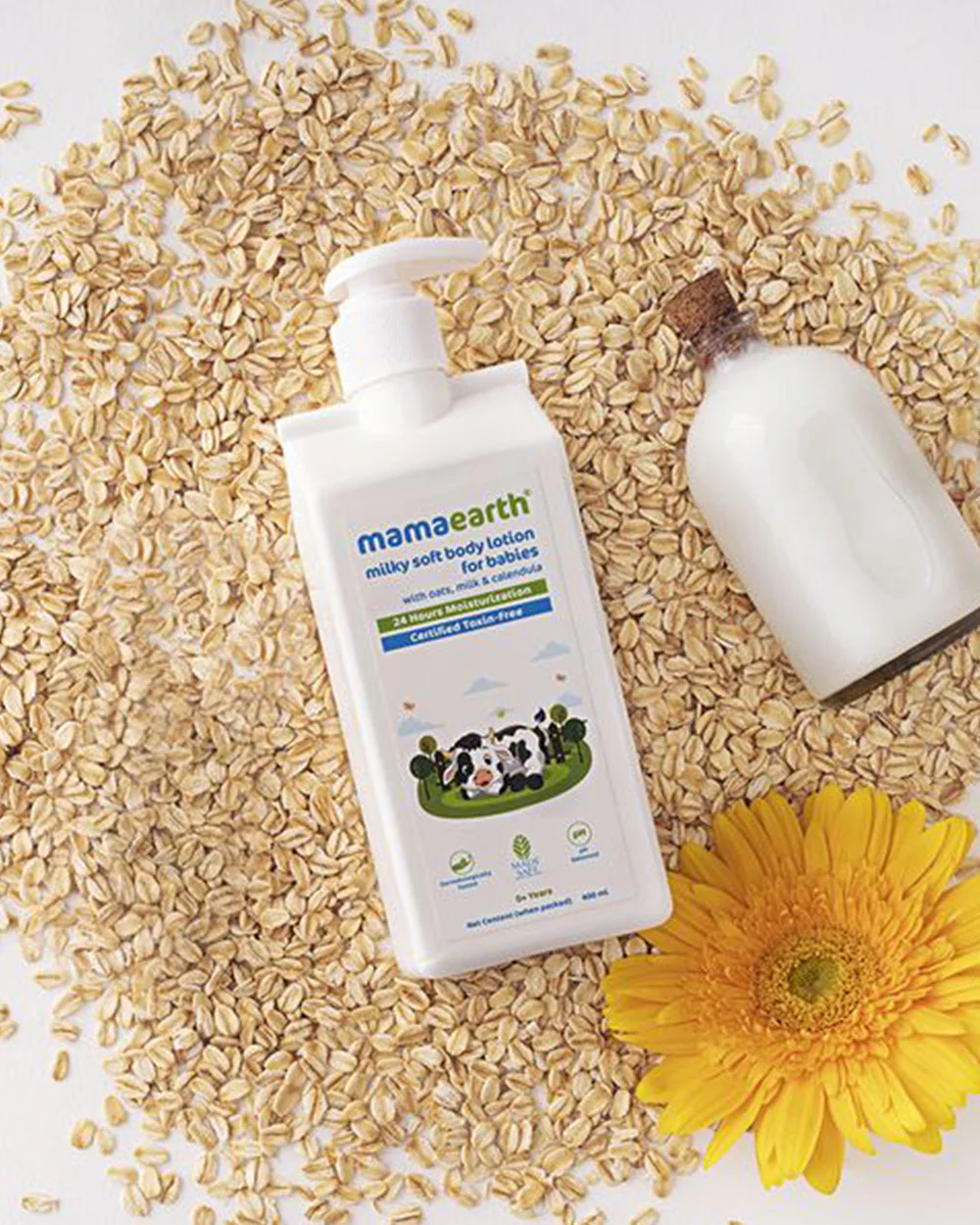Mamaearth Deeply Nourishing Baby Body Wash, Gentle Cleansing Baby Shampoo & Milky Soft Baby Body Lotion-400ml - Image 11