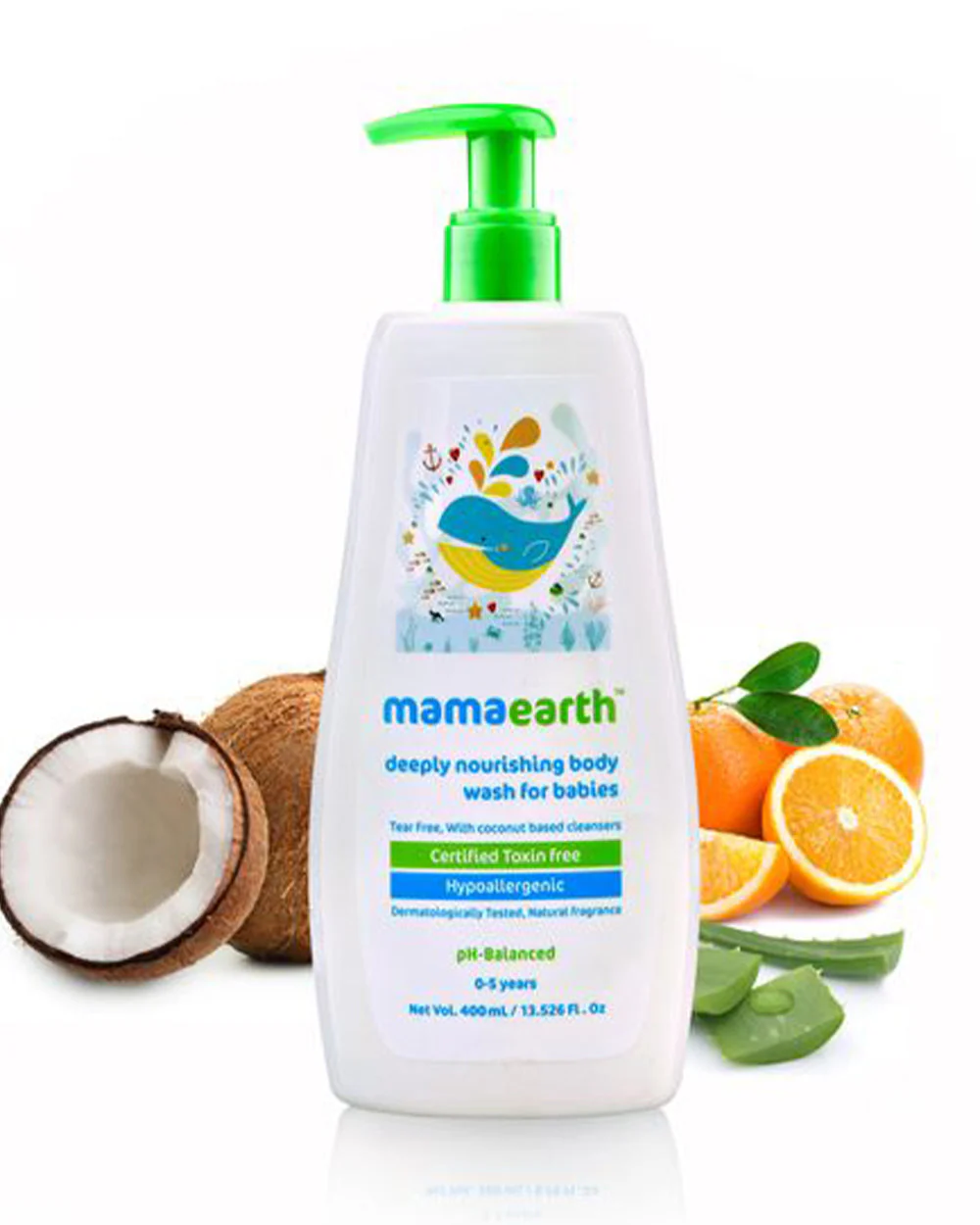 Mamaearth Deeply Nourishing Baby Body Wash, Gentle Cleansing Baby Shampoo & Milky Soft Baby Body Lotion-400ml - Image 2